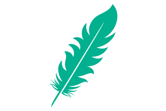 Download Green Bird Feather Logo. Color Plumage E - Green Collection