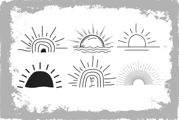 Download Sunset Hand Drawn Illustrations Vector - Premium Resources